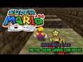 Let S Play Super Mario 64 DS Star 3 Hazy Maze Cave Metal Head Wario Can Move
