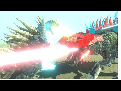 SHIN GODZILLASAURUS VS DINOSAURUS EPIC BATTLES -ANIMAL REVOLT BATTLE SIMULATORS