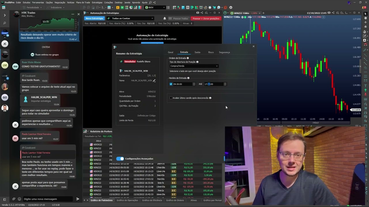 Como configurar a automação de estratégias no Profit