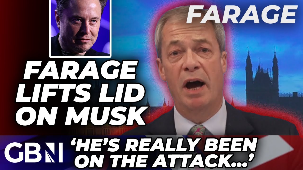 Nigel Farage BREAKS SILENCE On Elon Musk Revealing Tommy Robinson STANCE Amid Grooming Gangs Row