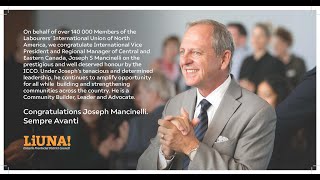 Community Building of the Year Award - Joseph Mancinelli