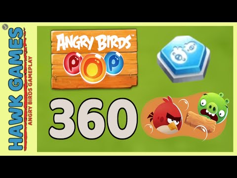 Angry Birds Stella POP Bubble Shooter Level 360 - Walkthrough, No Boosters