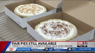 Trinity Lutheran Church serving community by selling homemade pies