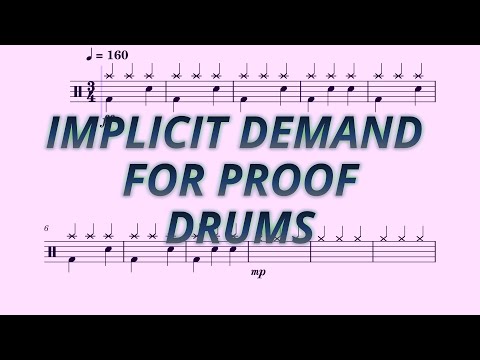 Implicit Demand For Proof - Twenty One Pilots - Drums Sheet Music