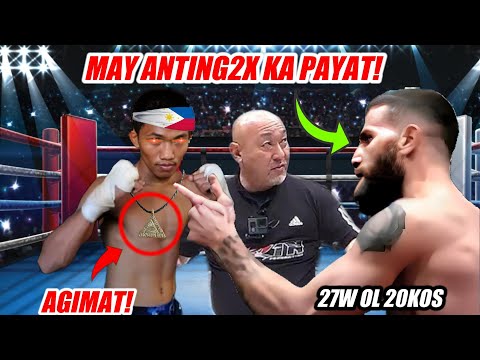 PAYAT NA PINOY MAY ANTING-ANTING! TINALO ANG UNDEFEATED MEXICAN 27W OL 20KOs