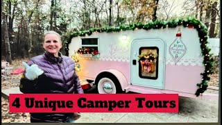 4 Incredible Unique Tiny Campers! Lonestar Tear Jerkers Christmas Gathering Dec &#39;24 - Lake Tawakoni