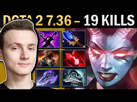 Queen of Pain Gameplay Miracle with Shivas and 19 Kills - Dota 2 Ringmaster