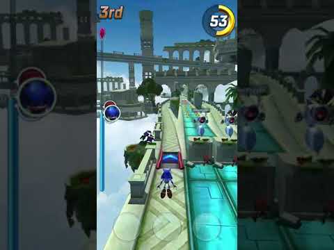 Sonic Forces Speed Battle Shadow, Metal Sonic, and Tails gameplay