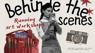 creating workshops for my community (small business vlog)