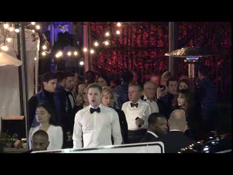 Emma Watson and Chord Overstreet outside the Vanity Fair Oscar Party in Beverly Hills thumnail