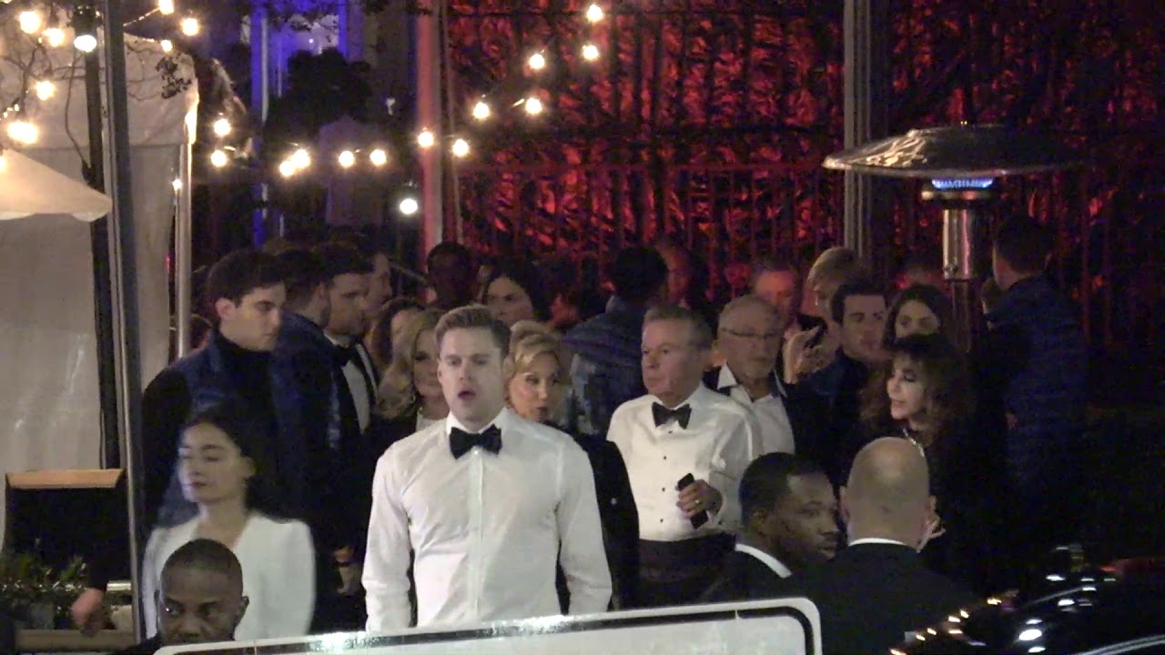 Emma Watson and Chord Overstreet outside the Vanity Fair Oscar Party in Beverly Hills thumnail