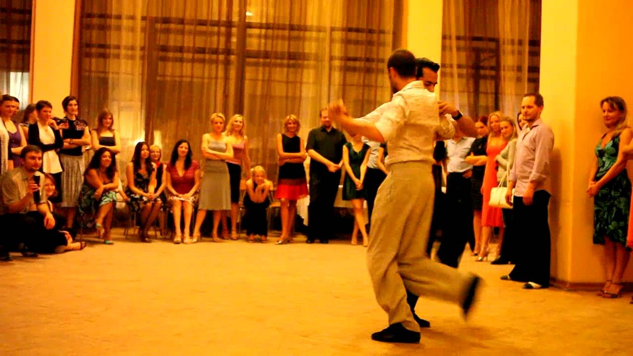 Tincho (Argentina) и Filippo Avignonesi (Italy) on milonga "Teplitsa" 1/2