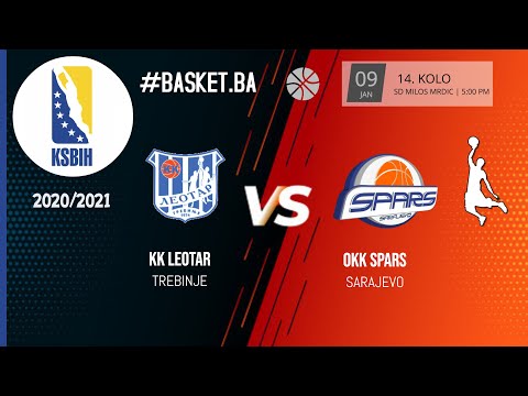 KK Leotar vs OKK Spars - 14.kolo - KSBIH - 2020/2021