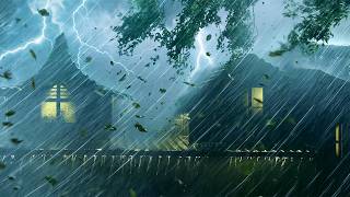The BEST Thunderstorm Rain for Sleeping in 2026 | Night Hurricane, Heavy Rainstorm & Intense Thunder