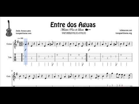download lagu mp3 mp4 Partitura Entre Dos Aguas Guitarra, download lagu Partitura Entre Dos Aguas Guitarra gratis, unduh video klip Partitura Entre Dos Aguas Guitarra