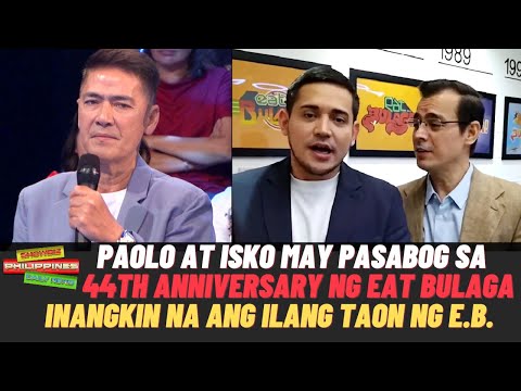 Isko at Paolo GARAPALAN na INANGKIN 44th Anniversary ng EB na Wala ang TVJ Eat Bulaga July 8 2023