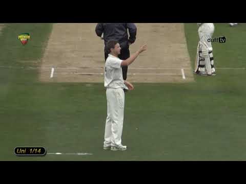 CTPL Men's 1st Grade GF 2014-15 Kingborough v University (University 1st Innings) 1/2