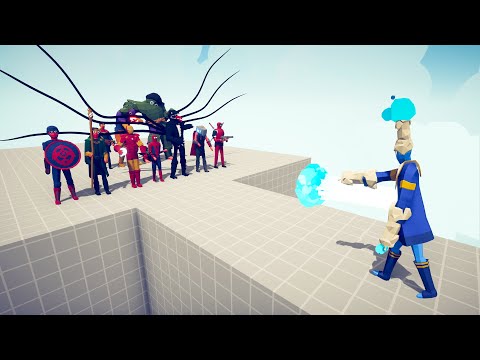 MARVEL Team vs EVERY GOD - Totally Accurate Battle Simulator TABS