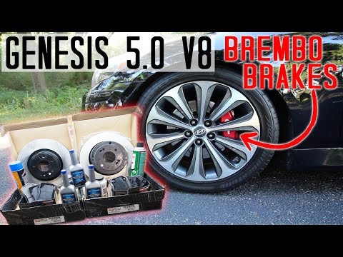 Genesis V8 R-Spec Brembo Brake Overhaul