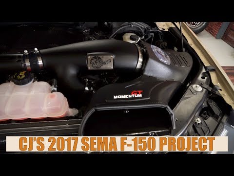 F-150 EcoBoost aFe Air Intake Momentum GT w/Pro 5R Filter 2.7L 2015-17/3.5L 2015-16 Installation