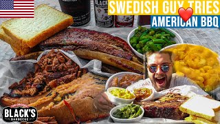 SWEDISH GUY TRIES AMERICAN BBQ in Austin