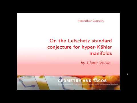 On the Lefschetz standard conjecture for hyper-Kähler manifolds - Claire Voisin