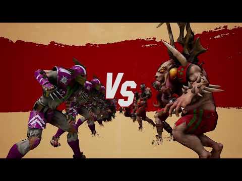Blood Bowl 3 Gameplay - It Gets Messy! Chaos Renegades vs Nurgle (No Commentary)