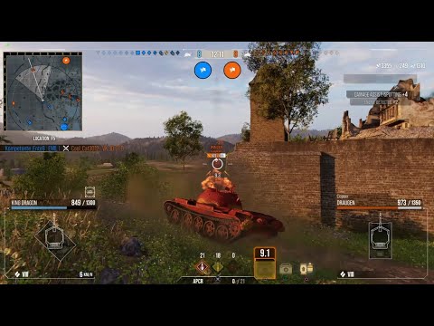 WOT CONSOLE PS4 / King Dragon Type 59 / Gameplay