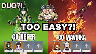 🔥 Can This Duo Really Destroy Spiral Abyss Floor 12?! Nefer and Mavuika | Genshin Impact
