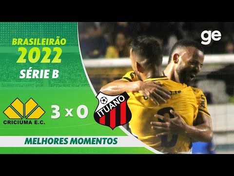 Gols e lances de Criciúma x Ituano