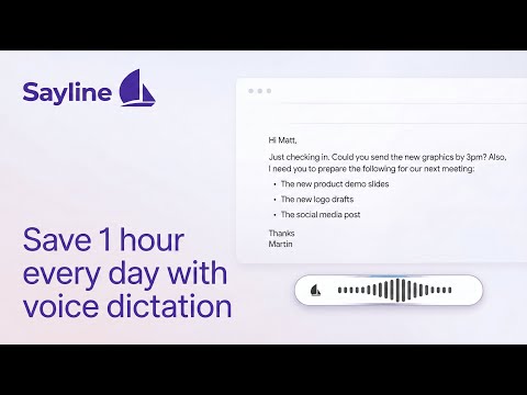 Sayline video preview