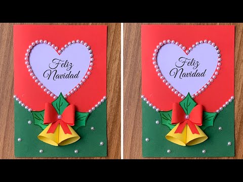 🎅 Tarjeta de Navidad elegante hecha a mano | Elegant Handmade Christmas Card