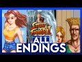 Street Fighter II The World Warrior SNES ALL ENDINGS