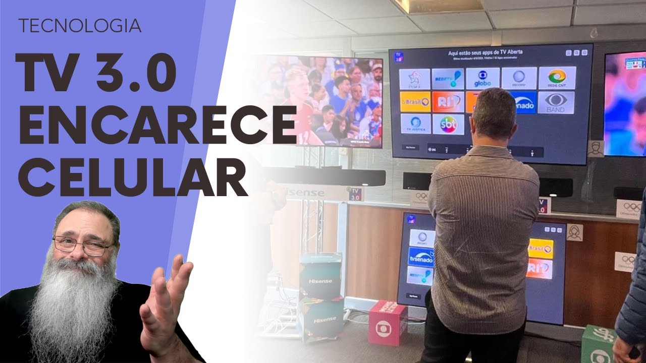 GLOBO e TVs ABERTAS querem TV 3.0 no CELULAR para FICAR MAIS CARO para VOCÊ e mais BARATO pra ELES