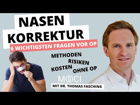 6 wichtige Fragen vor einer Nasen-OP