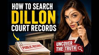 How to search Dillon court records