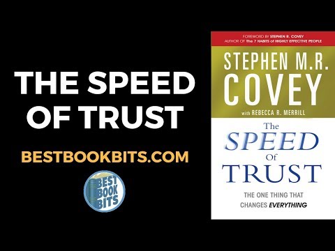 The Speed of Trust | Stephen Covey | Book Summary