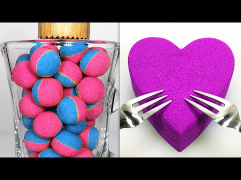 Very Satisfying and Relaxing Compilation 275 Kinetic Sand ASMR
