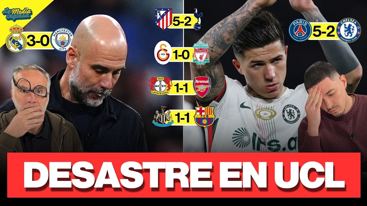 DESASTRE EN CHAMPIONS: LOS CLUBES INGLESES SE LA PEGAN