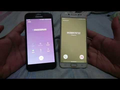 Samsung Galaxy A7 (2017) vs Samsung Galaxy J7+ - Incoming Call and Outgoing Call at the Same Time