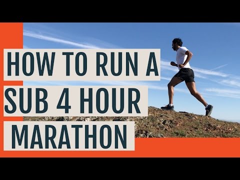 How To Run A Sub 4 Marathon