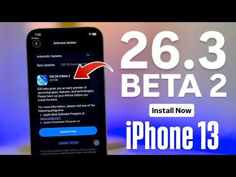 How to Download & Install iOS 26.3 Beta 2 on iPhone 13