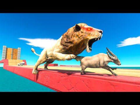 Run Fast from Hidden Enemies - Animal Revolt Battle Simulator