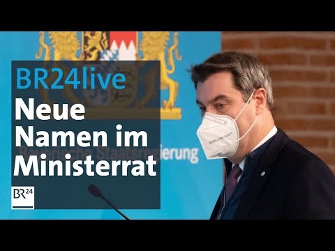 BR24live: Söder präsentiert neue Minister | BR24