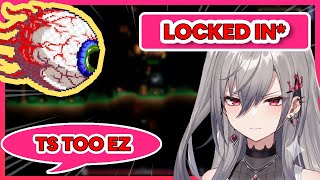 Riona’s Terraria Boss Fights Be Like…  [ Isaki Riona / Hololive / EN SUBS]