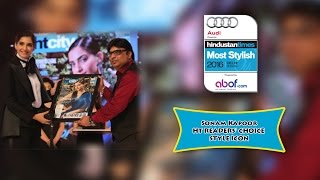 Sonam Kapoor HT READERS' CHOICE STYLE ICON || HT Most Stylish Awards 2016