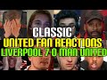 CLASSIC UNITED FANS REACTION COMPILATION TO LIVERPOOL 7-0 MAN UNITED | FANS CHANNEL