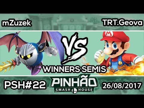 [PSH #22]mZuzek (Meta Knight) vs TRT.Geova (Mario) - Winners Semis