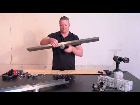 How to drill a hole for pop waste