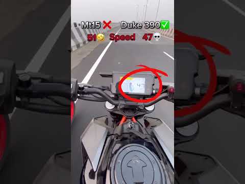KTM DUKE 🚀 390 🆚 MT 15 METER ERROR 😱 #ktmduke  #mt15